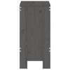 Barkrakker 2 stk grå 40x36x75 cm heltre furu