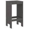 Barkrakker 2 stk grå 40x36x75 cm heltre furu