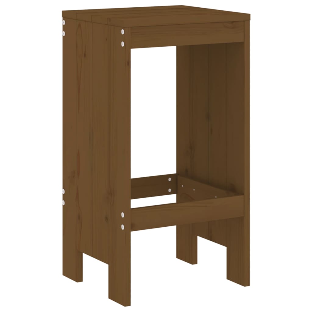 Barkrakker 2 stk honningbrun 40x36x75 cm heltre furu