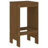 Barkrakker 2 stk honningbrun 40x36x75 cm heltre furu