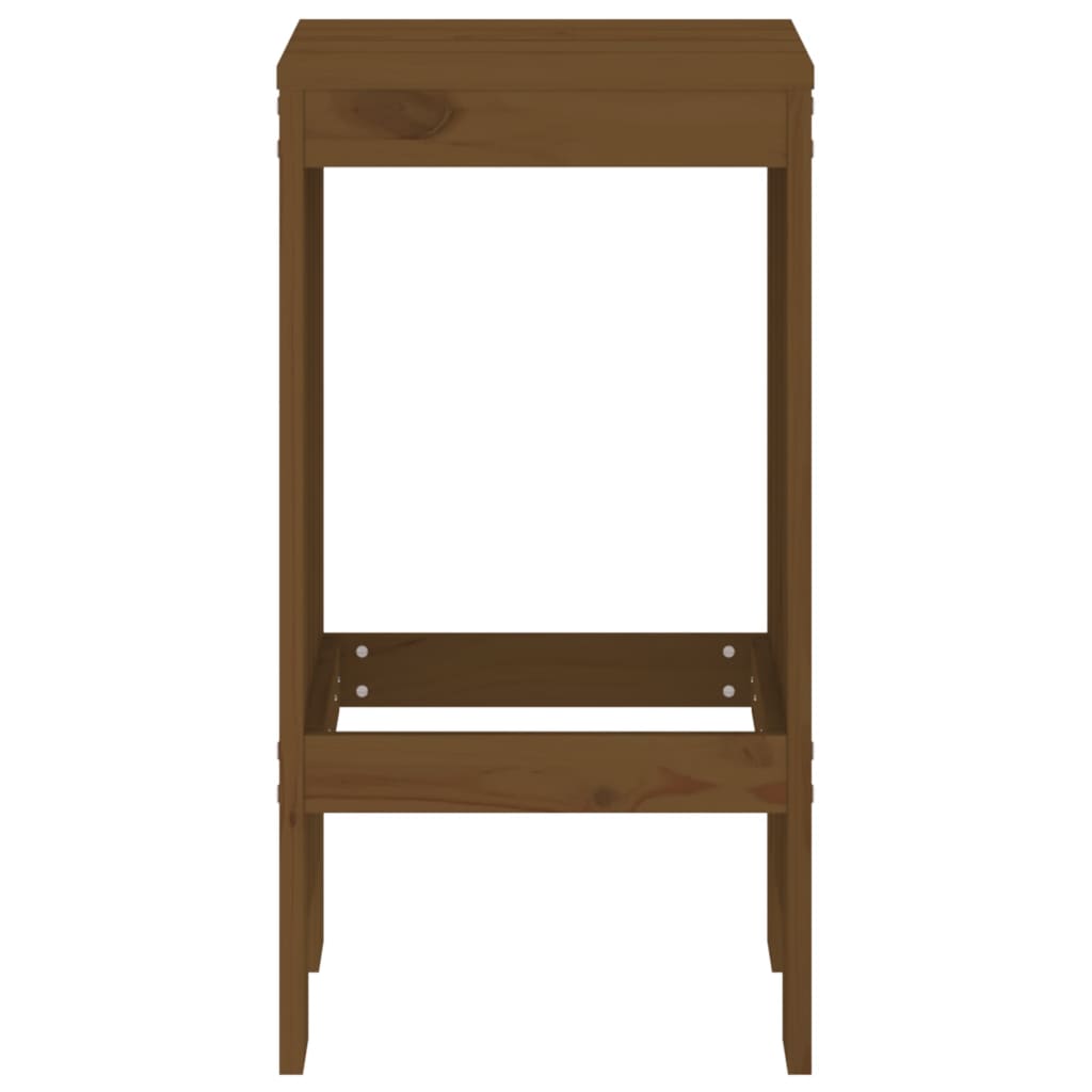 Barkrakker 2 stk honningbrun 40x36x75 cm heltre furu