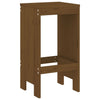 Barkrakker 2 stk honningbrun 40x36x75 cm heltre furu