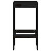 Barkrakker 2 stk svart 40x36x75 cm heltre furu