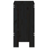 Barkrakker 2 stk svart 40x36x75 cm heltre furu
