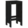 Barkrakker 2 stk svart 40x36x75 cm heltre furu