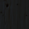 Barkrakker 2 stk svart 40x36x75 cm heltre furu
