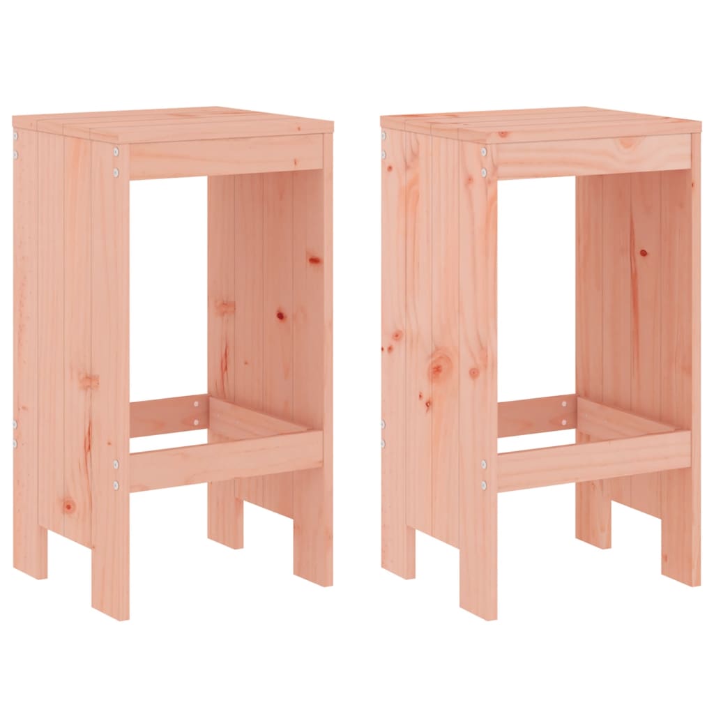 Barkrakker 2 stk svart 40x36x75 cm heltre douglasgran