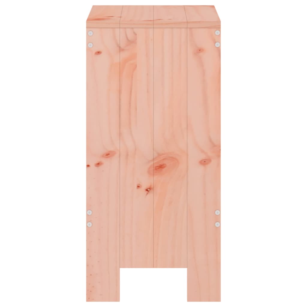 Barkrakker 2 stk svart 40x36x75 cm heltre douglasgran