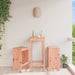 Barkrakker 2 stk svart 40x36x75 cm heltre douglasgran