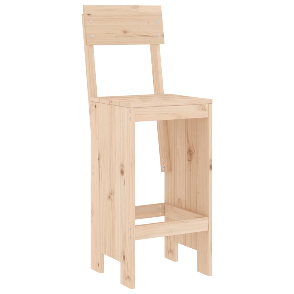Barkrakker 2 stk 40x48,5x115,5 cm heltre furu