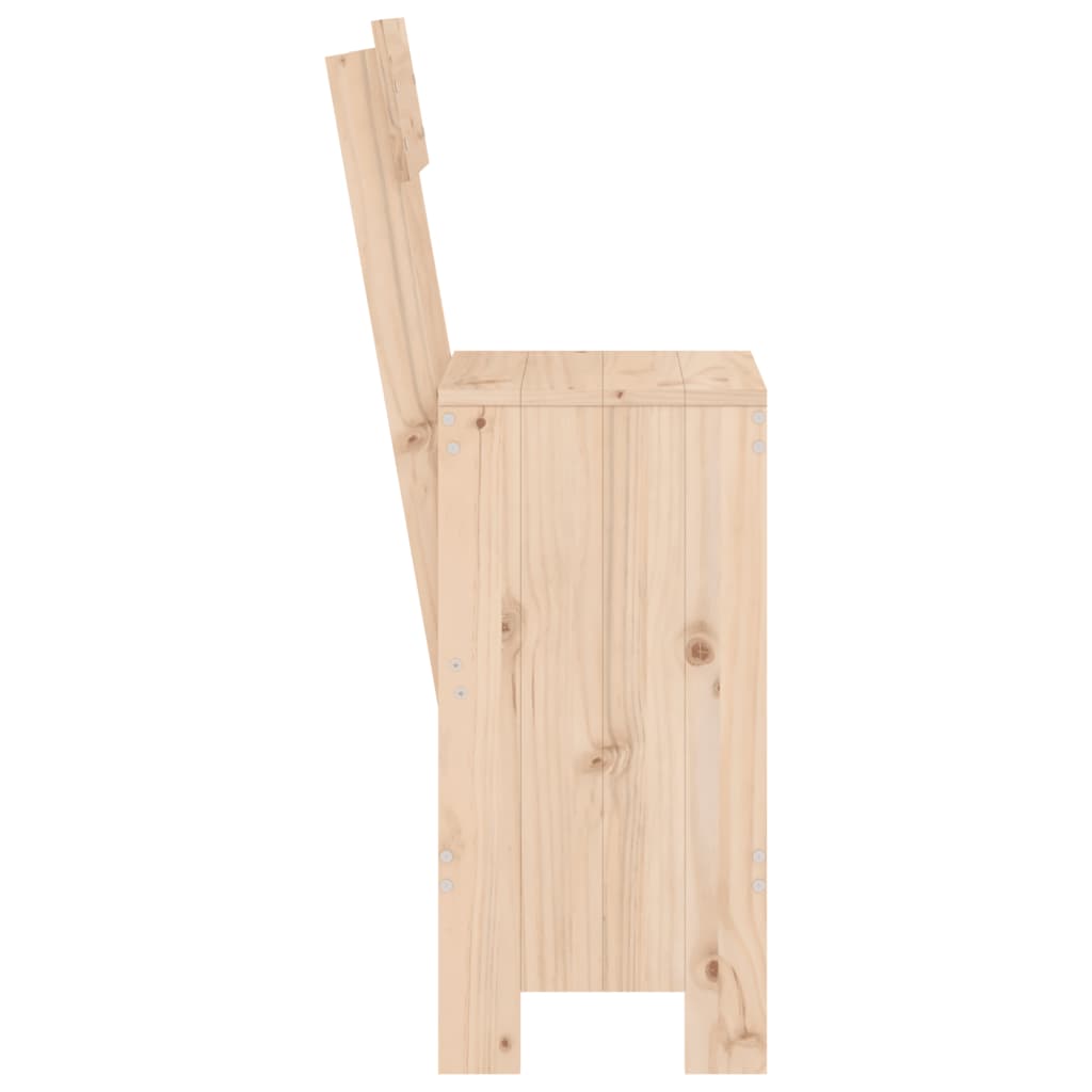 Barkrakker 2 stk 40x48,5x115,5 cm heltre furu