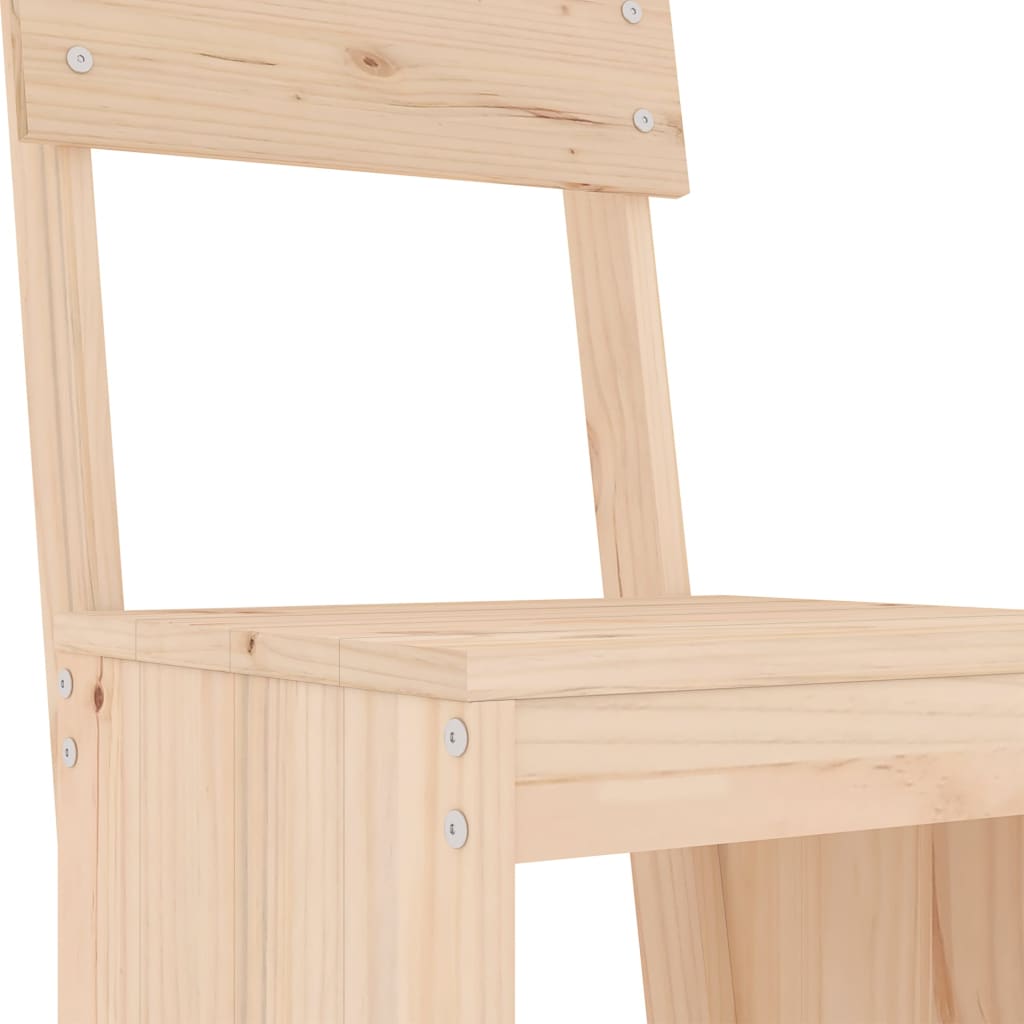 Barkrakker 2 stk 40x48,5x115,5 cm heltre furu