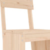 Barkrakker 2 stk 40x48,5x115,5 cm heltre furu