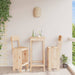 Barkrakker 2 stk 40x48,5x115,5 cm heltre furu