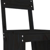 Barkrakker 2 stk svart 40x48,5x115,5 cm heltre furu