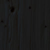 Barkrakker 2 stk svart 40x48,5x115,5 cm heltre furu