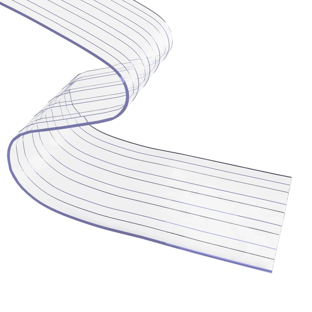 Dørgardin gjennomsiktig 200 mm x 1,6 mm 25 m PVC vidaXL