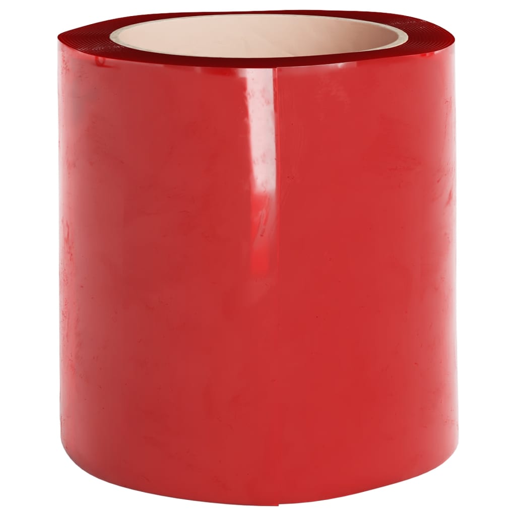 Dørgardin rød 200 mmx1,6 mm 10 m PVC