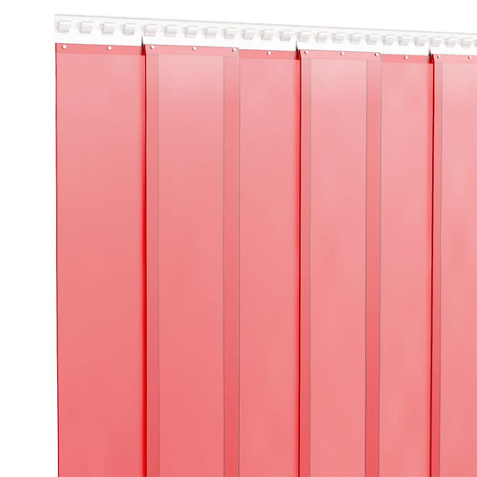 Dørgardin rød 300 mmx2,6 mm 25 m PVC