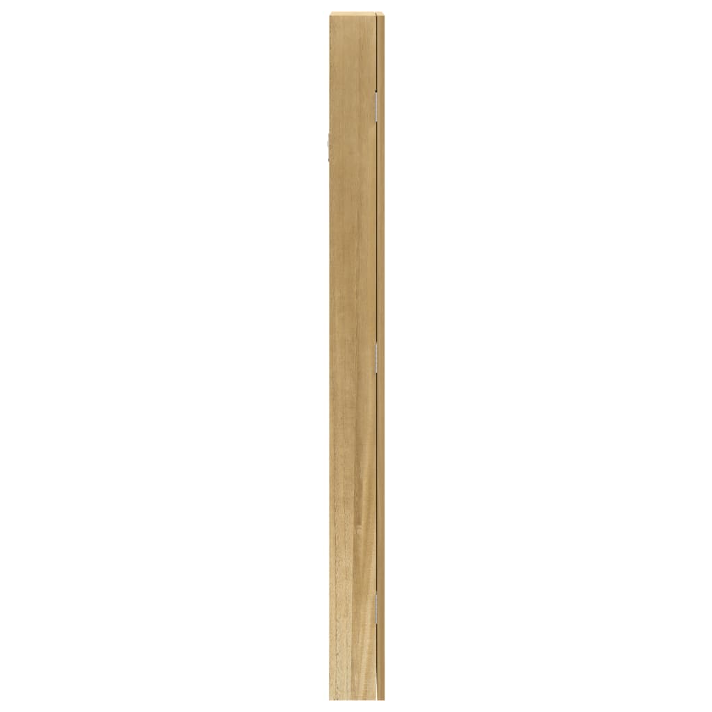 Vegghengt smykkeskap med speil 30x8,5x106 cm