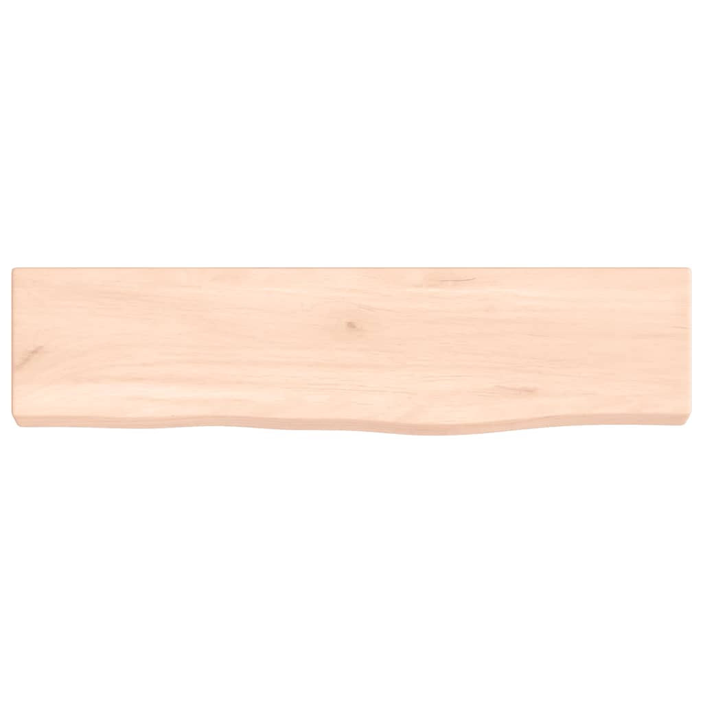 Vegghylle 40x10x2 cm ubehandlet heltre eik