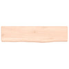 Vegghylle 40x10x2 cm ubehandlet heltre eik