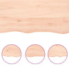 Vegghylle 40x10x4 cm ubehandlet heltre eik