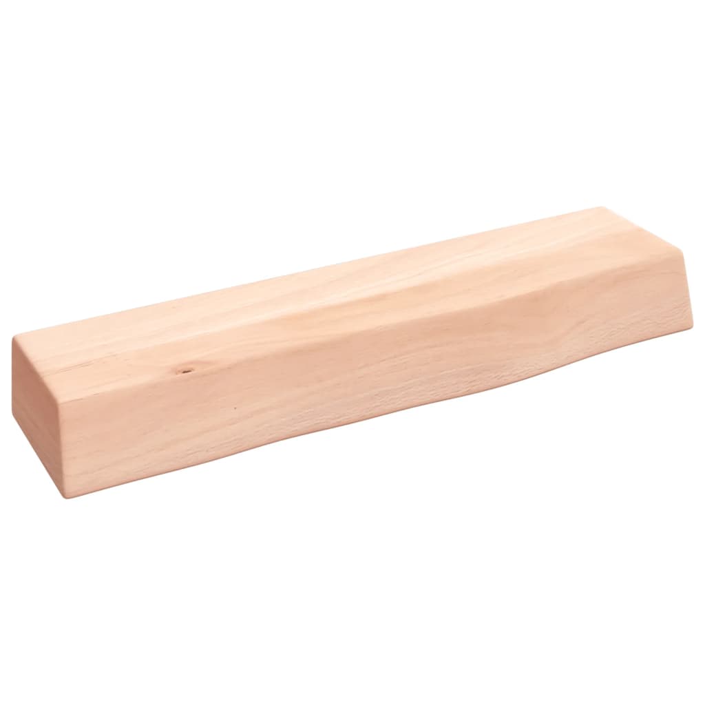 Vegghylle 40x10x6 cm ubehandlet heltre eik