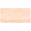 Vegghylle 40x20x4 cm ubehandlet heltre eik