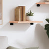 Vegghylle 40x30x2 cm ubehandlet heltre eik