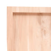 Vegghylle 40x30x(2-6)cm ubehandlet heltre eik