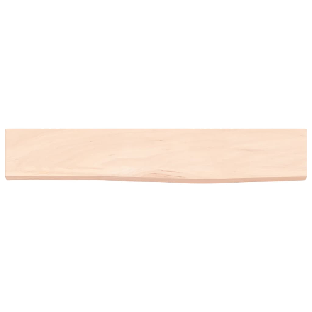 Vegghylle 60x10x2 cm ubehandlet heltre eik