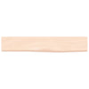 Vegghylle 60x10x2 cm ubehandlet heltre eik