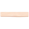 Vegghylle 60x10x6 cm ubehandlet heltre eik