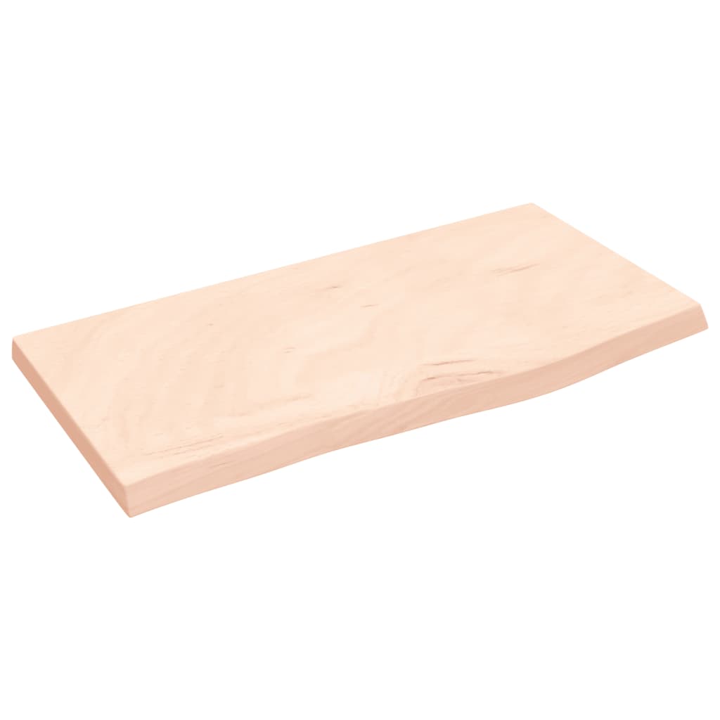 Vegghylle 60x30x(2-4) cm ubehandlet heltre eik