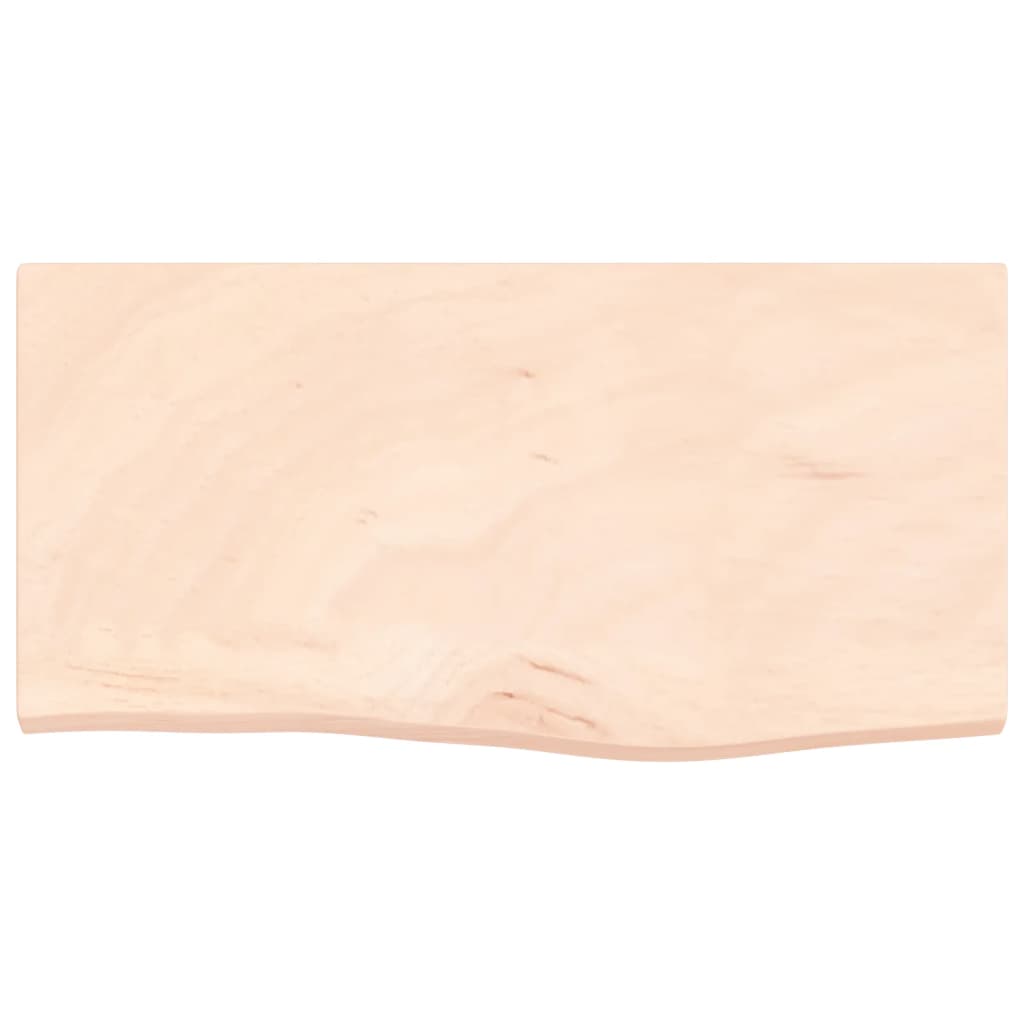 Vegghylle 60x30x(2-4) cm ubehandlet heltre eik