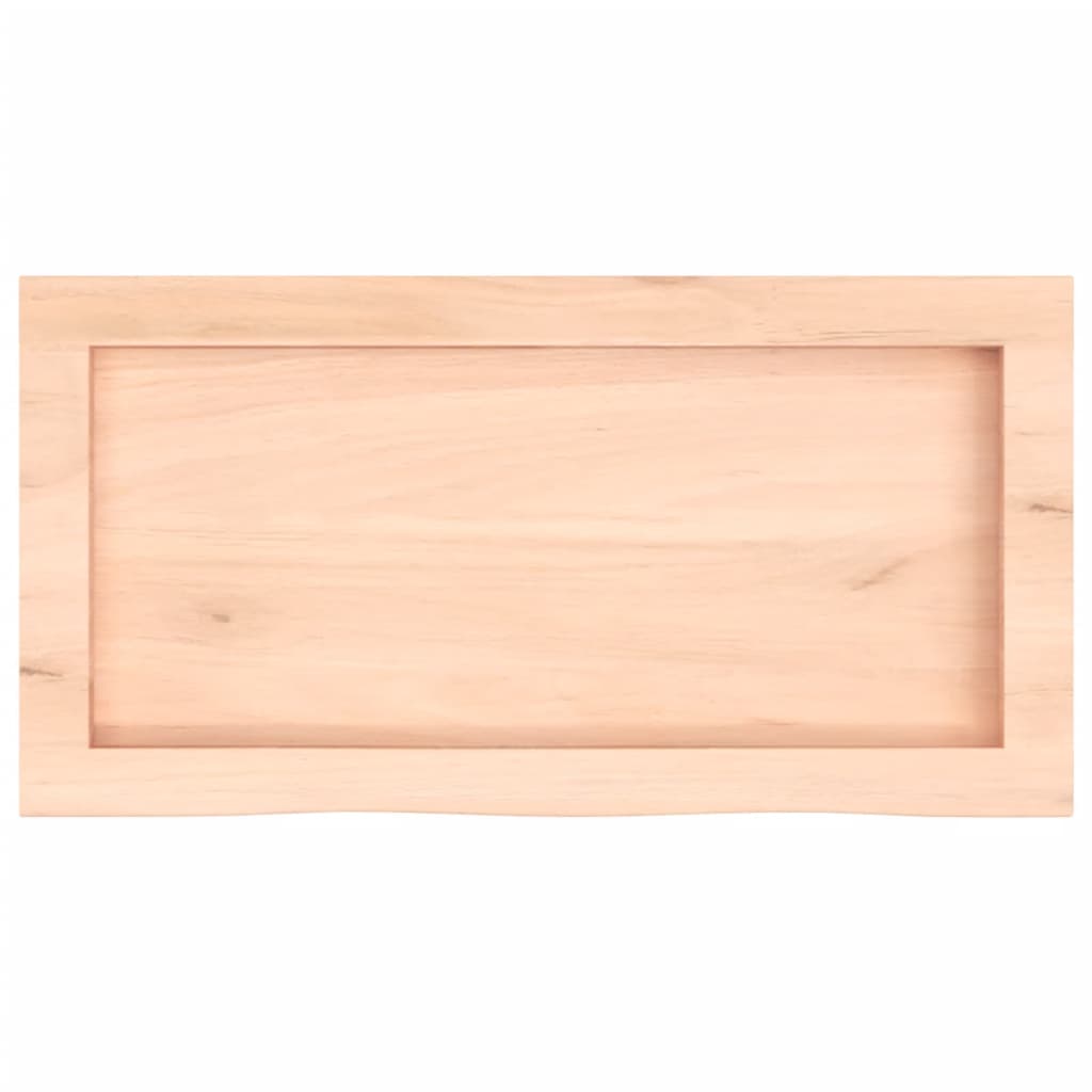 Vegghylle 60x30x(2-4) cm ubehandlet heltre eik
