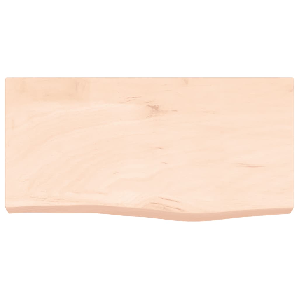 Vegghylle 60x30x(2-6) cm ubehandlet heltre eik