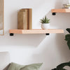 Vegghylle 60x40x(2-6) cm ubehandlet heltre eik