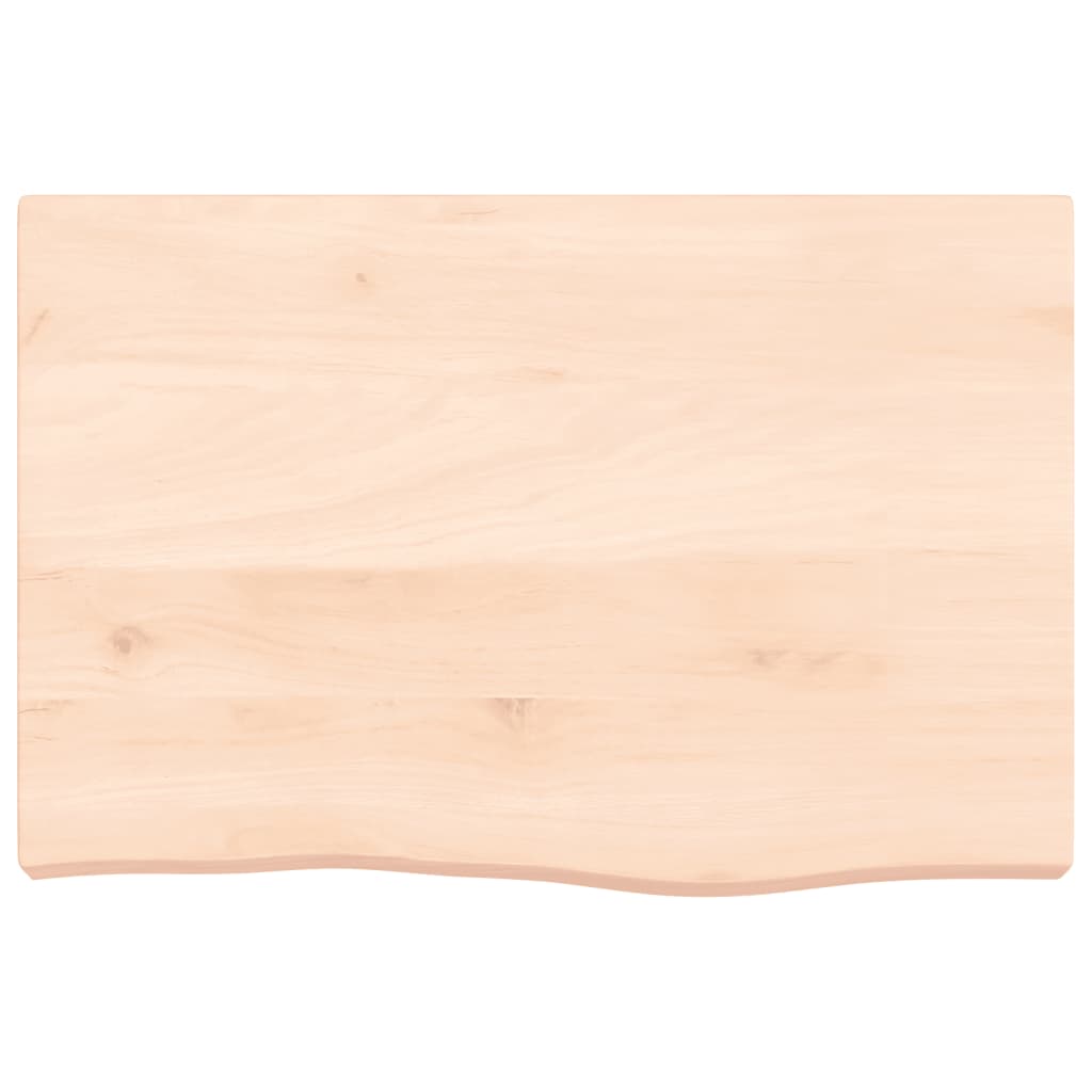 Vegghylle 60x40x(2-6) cm ubehandlet heltre eik