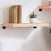 Vegghylle 60x40x(2-6) cm ubehandlet heltre eik