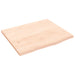 Vegghylle 60x50x2 cm ubehandlet heltre eik