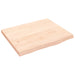 Vegghylle 60x50x(2-4) cm ubehandlet heltre eik