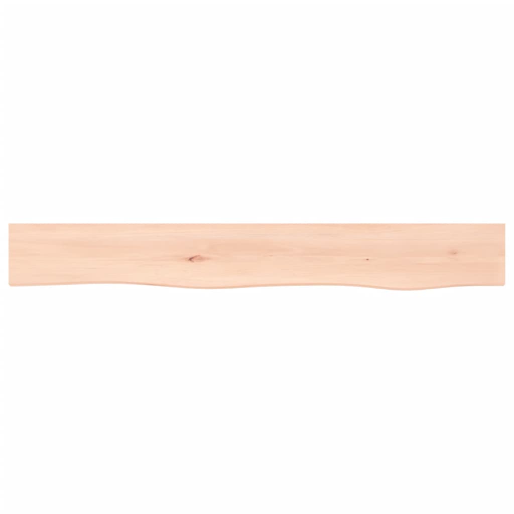 Vegghylle 80x10x2 cm ubehandlet heltre eik
