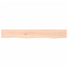 Vegghylle 80x10x2 cm ubehandlet heltre eik