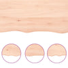 Vegghylle 80x20x2 cm ubehandlet heltre eik