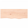 Vegghylle 80x30x2 cm ubehandlet heltre eik