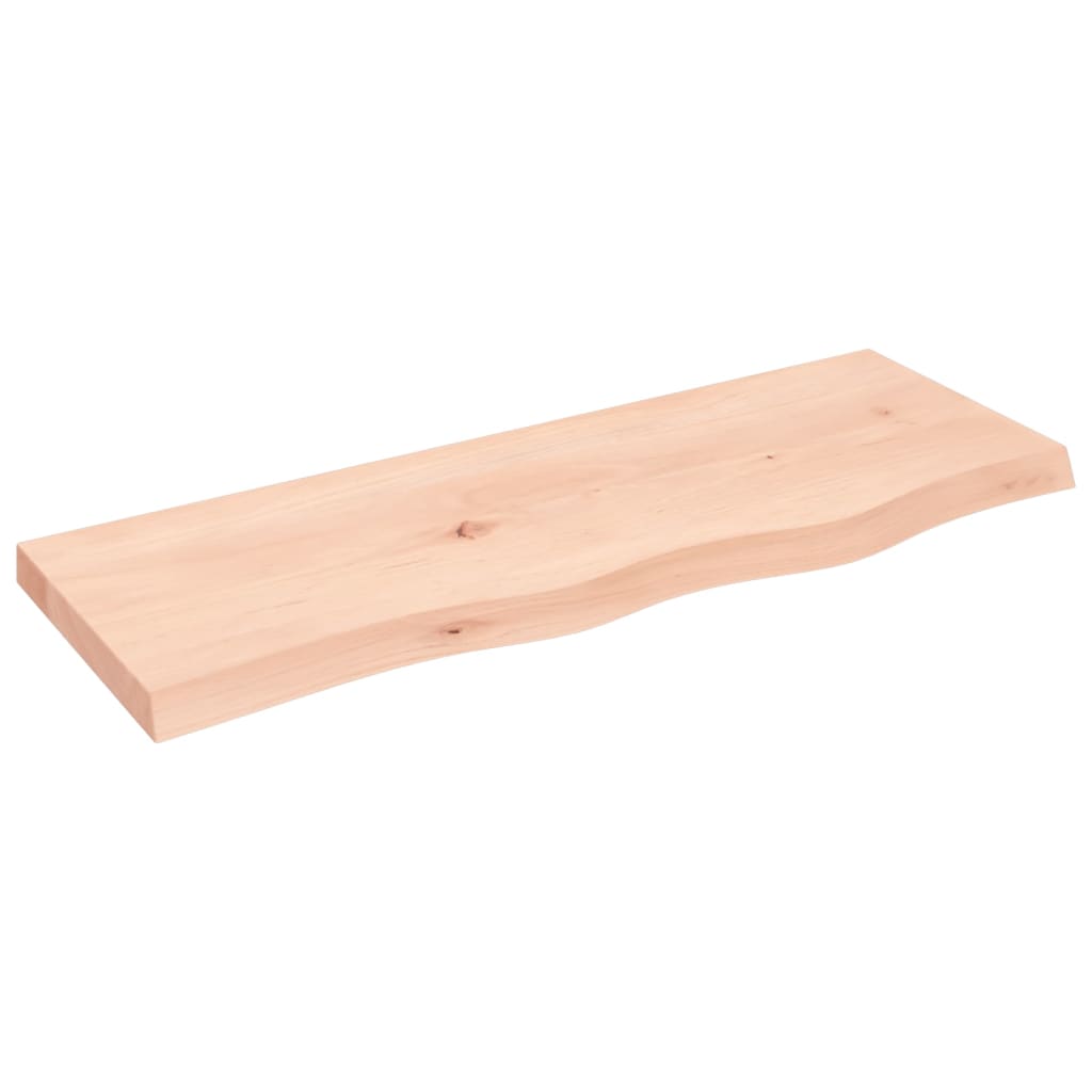 Vegghylle 80x30x(2-4) cm ubehandlet heltre eik