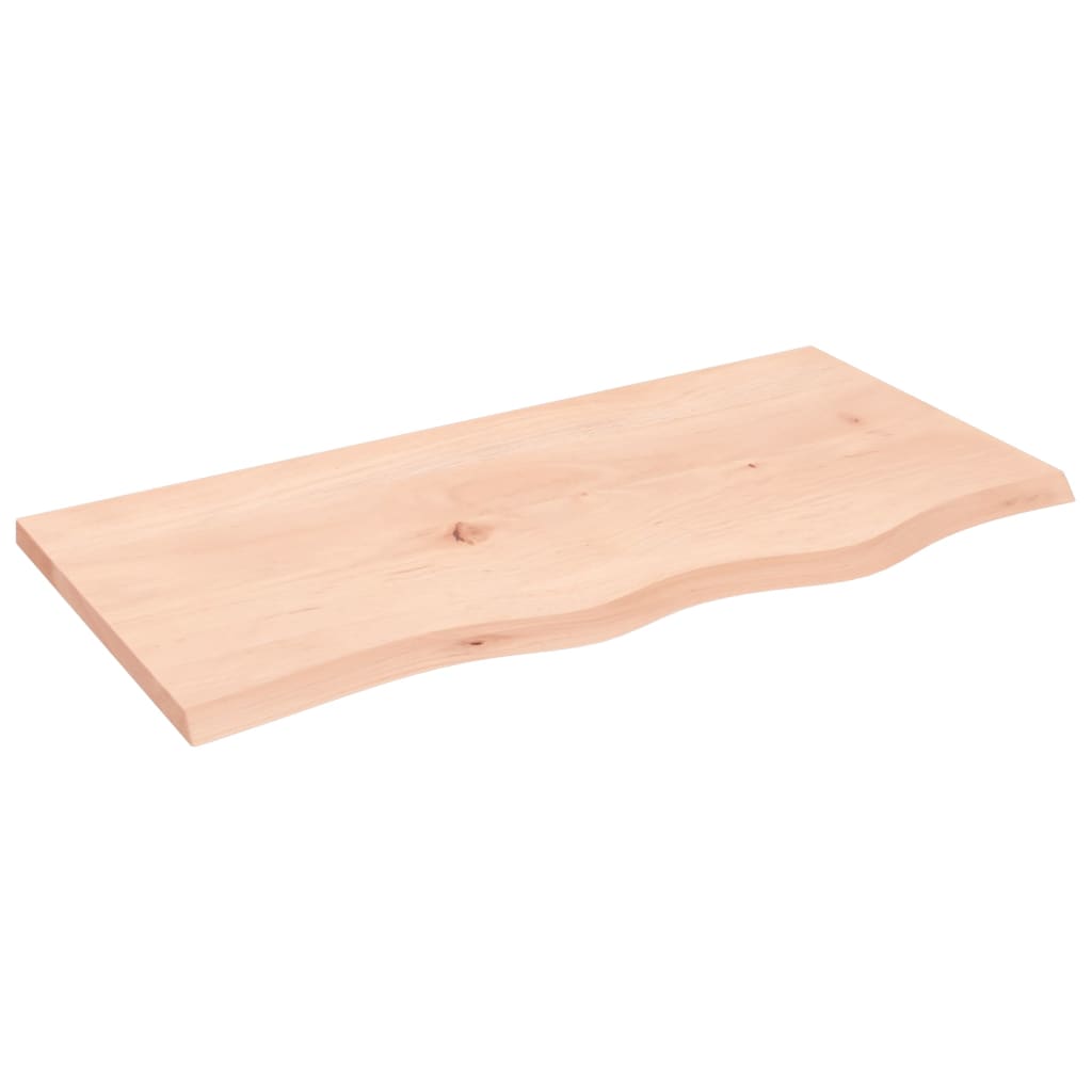 Vegghylle 80x40x2 cm ubehandlet heltre eik