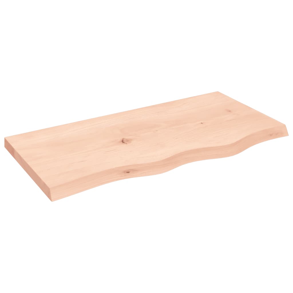 Vegghylle 80x40x(2-4) cm ubehandlet heltre eik